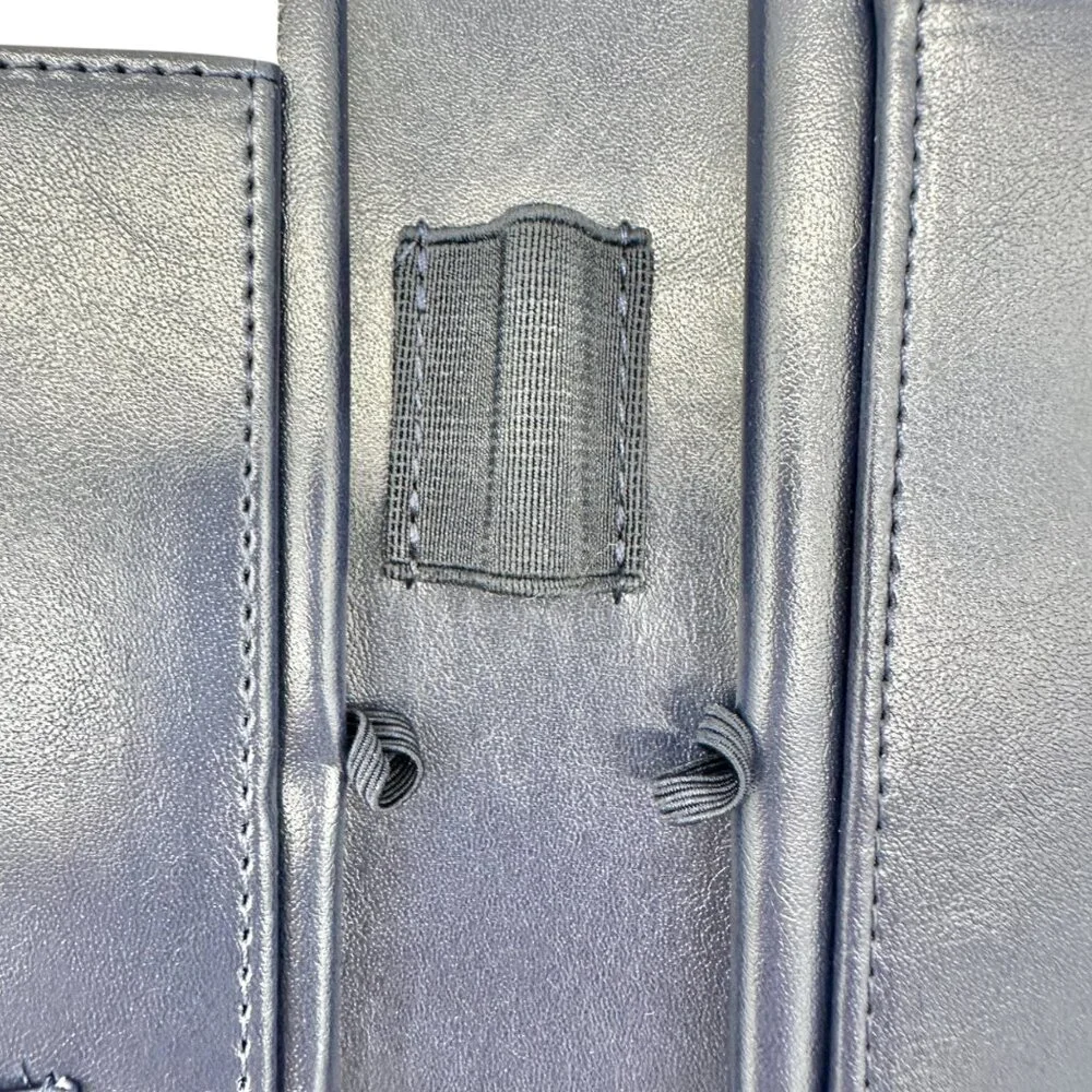 Abound By Marriott Vacations Navy Cream Travel Organizer Binder Zipper Closure